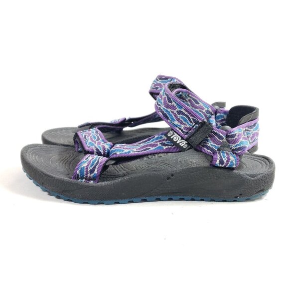 Teva Womens Size 6 Sports Sandals Multicolor Pattern Adjustable Straps - Picture 3 of 8